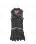 Vivienne Westwood RED LABEL（ヴィヴィアンウエストウッドレッドレーベル）の古着「変形ノースリーブワンピース　16-03-562003」｜ブラック