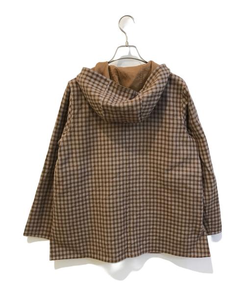 MACKINTOSH PHILOSOPHY（マッキントッシュ フィロソフィー）MACKINTOSH PHILOSOPHY (マッキントッシュ フィロソフィー) リバーシブルフーデッドコート H5B01-831-40 ブラウン サイズ:SIZE 38の古着・服飾アイテム