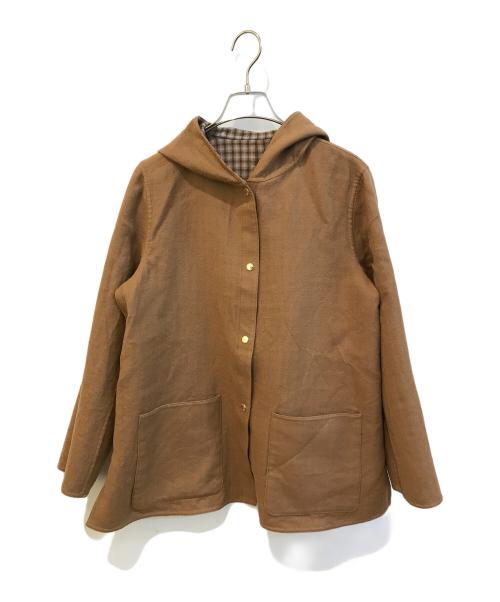 MACKINTOSH PHILOSOPHY（マッキントッシュ フィロソフィー）MACKINTOSH PHILOSOPHY (マッキントッシュ フィロソフィー) リバーシブルフーデッドコート H5B01-831-40 ブラウン サイズ:SIZE 38の古着・服飾アイテム