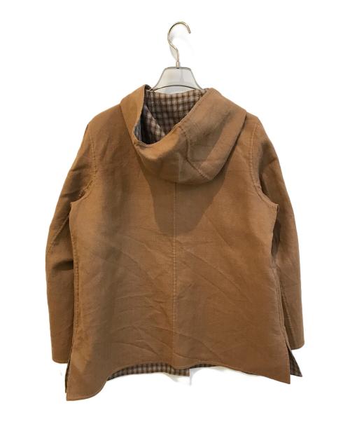 MACKINTOSH PHILOSOPHY（マッキントッシュ フィロソフィー）MACKINTOSH PHILOSOPHY (マッキントッシュ フィロソフィー) リバーシブルフーデッドコート H5B01-831-40 ブラウン サイズ:SIZE 38の古着・服飾アイテム