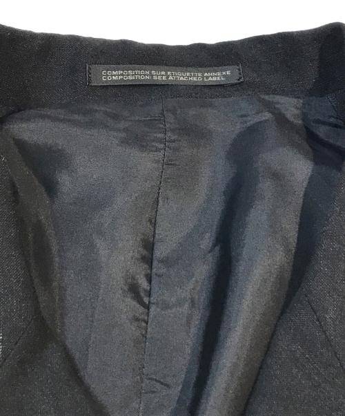 Yohji Yamamoto pour homme（ヨウジヤマモト プールオム）Yohji Yamamoto pour homme (ヨウジヤマモト プールオム) GABARDINE I-LAPEL BUTTON 5PK JKT　HS-J48-308 ブラック サイズ:2の古着・服飾アイテム