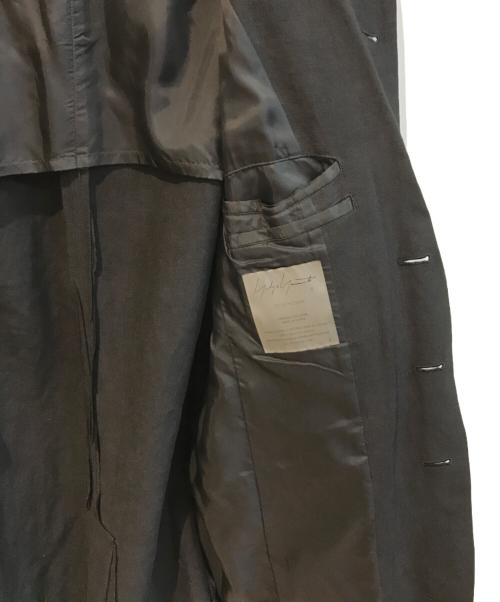 Yohji Yamamoto pour homme（ヨウジヤマモト プールオム）Yohji Yamamoto pour homme (ヨウジヤマモト プールオム) GABARDINE I-LAPEL BUTTON 5PK JKT　HS-J48-308 ブラック サイズ:2の古着・服飾アイテム