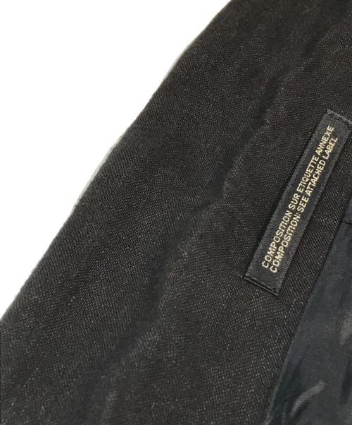 Yohji Yamamoto pour homme（ヨウジヤマモト プールオム）Yohji Yamamoto pour homme (ヨウジヤマモト プールオム) GABARDINE I-LAPEL BUTTON 5PK JKT　HS-J48-308 ブラック サイズ:2の古着・服飾アイテム
