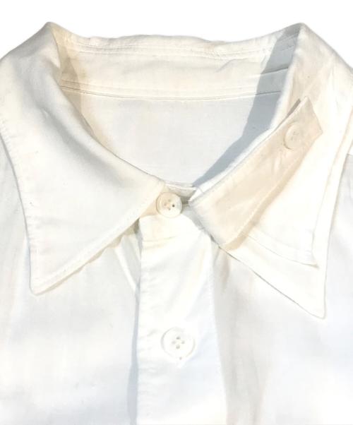 Yohji Yamamoto pour homme（ヨウジヤマモト プールオム）Yohji Yamamoto pour homme (ヨウジヤマモト プールオム) レーヨンロングシャツ　HP-B64-249 ホワイト サイズ:3 未使用品の古着・服飾アイテム