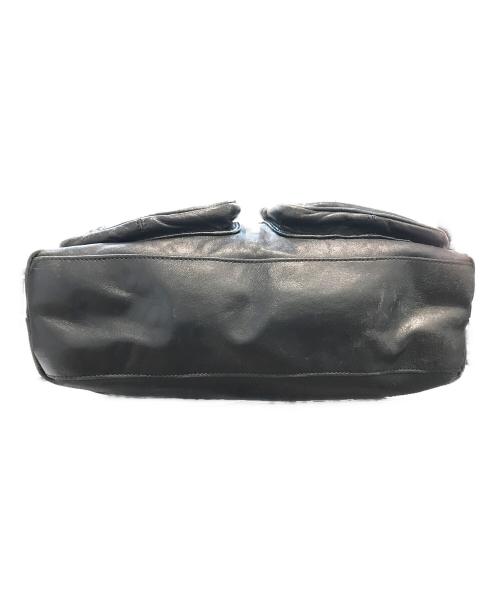 DOLCE & GABBANA（ドルチェ＆ガッバーナ）DOLCE & GABBANA (ドルチェ＆ガッバーナ) レザーバッグ ブラックの古着・服飾アイテム