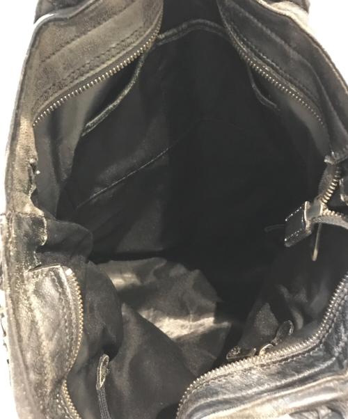 DOLCE & GABBANA（ドルチェ＆ガッバーナ）DOLCE & GABBANA (ドルチェ＆ガッバーナ) レザーバッグ ブラックの古着・服飾アイテム