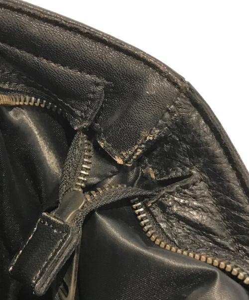 DOLCE & GABBANA（ドルチェ＆ガッバーナ）DOLCE & GABBANA (ドルチェ＆ガッバーナ) レザーバッグ ブラックの古着・服飾アイテム