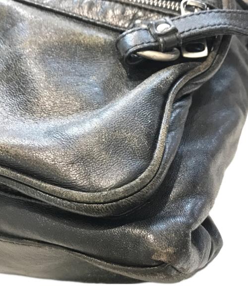 DOLCE & GABBANA（ドルチェ＆ガッバーナ）DOLCE & GABBANA (ドルチェ＆ガッバーナ) レザーバッグ ブラックの古着・服飾アイテム