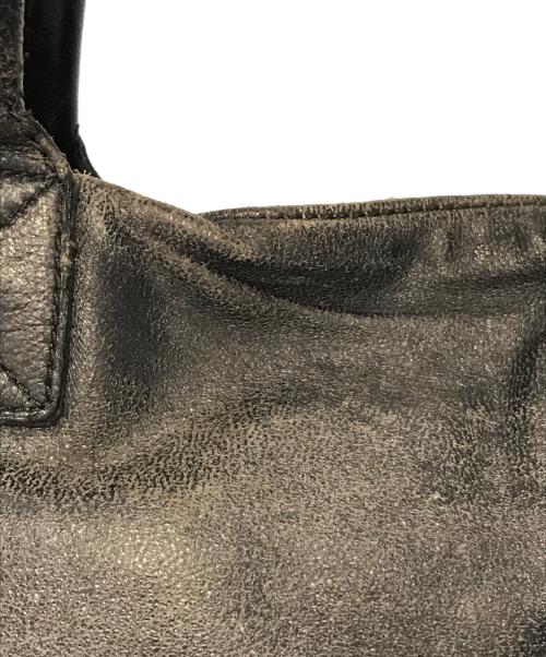 DOLCE & GABBANA（ドルチェ＆ガッバーナ）DOLCE & GABBANA (ドルチェ＆ガッバーナ) レザーバッグ ブラックの古着・服飾アイテム