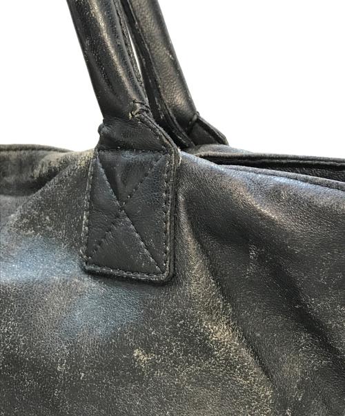 DOLCE & GABBANA（ドルチェ＆ガッバーナ）DOLCE & GABBANA (ドルチェ＆ガッバーナ) レザーバッグ ブラックの古着・服飾アイテム