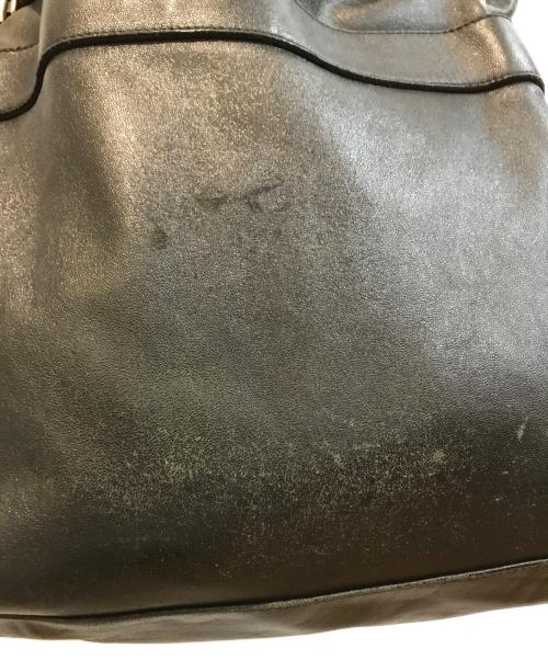 DOLCE & GABBANA（ドルチェ＆ガッバーナ）DOLCE & GABBANA (ドルチェ＆ガッバーナ) レザーバッグ ブラックの古着・服飾アイテム