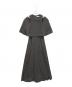 CLANE（クラネ）の古着「SLASH SHOULDER ONEPIECE　16112-5142」｜ブラック