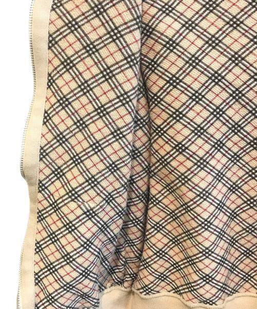 BURBERRY BLUE LABEL（バーバリー ブルー レーベル）BURBERRY BLUE LABEL (バーバリー ブルー レーベル) リバーシブルジップパーカー　FAF25-772 ベージュ サイズ:Mの古着・服飾アイテム