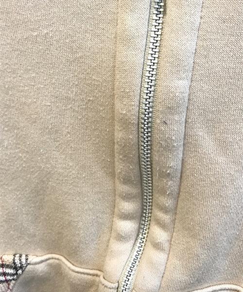 BURBERRY BLUE LABEL（バーバリー ブルー レーベル）BURBERRY BLUE LABEL (バーバリー ブルー レーベル) リバーシブルジップパーカー　FAF25-772 ベージュ サイズ:Mの古着・服飾アイテム