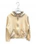 BURBERRY BLUE LABEL（バーバリー ブルー レーベル）の古着「リバーシブルジップパーカー　FAF25-772」｜ベージュ