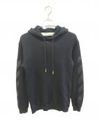 OFFWHITEオフホワイト）の古着「バックアロープリントプルオーバーパーカー　OWBB032S19D97083」｜ブラック