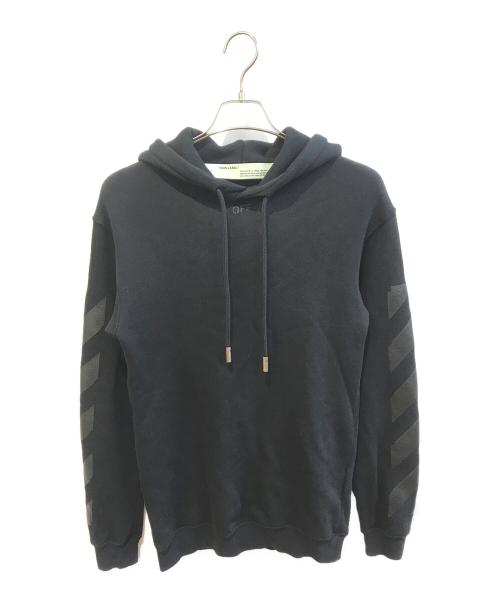 OFFWHITE（オフホワイト）OFFWHITE (オフホワイト) バックアロープリントプルオーバーパーカー　OWBB032S19D97083 ブラック サイズ:XSの古着・服飾アイテム