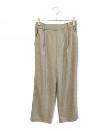 Spick and Span（スピック＆スパン）の古着「サキソニーイージースラックスパンツ　25030200905040」｜グレー