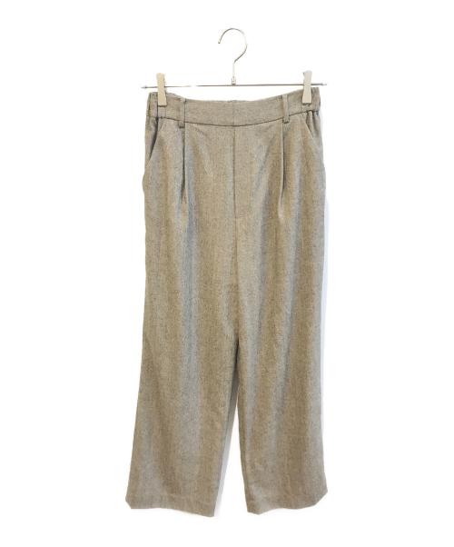 Spick and Span（スピック＆スパン）Spick and Span (スピック＆スパン) サキソニーイージースラックスパンツ　25030200905040 グレー サイズ:36の古着・服飾アイテム