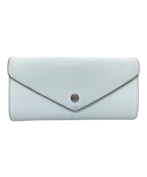 MICHAEL KORS（マイケル・コース）MICHAEL KORS (マイケル・コース) エンベロープコンチネンタルウォレット　35F3STVE7L ブルーの古着・服飾アイテム