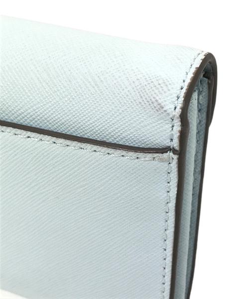 MICHAEL KORS（マイケル・コース）MICHAEL KORS (マイケル・コース) エンベロープコンチネンタルウォレット　35F3STVE7L ブルーの古着・服飾アイテム