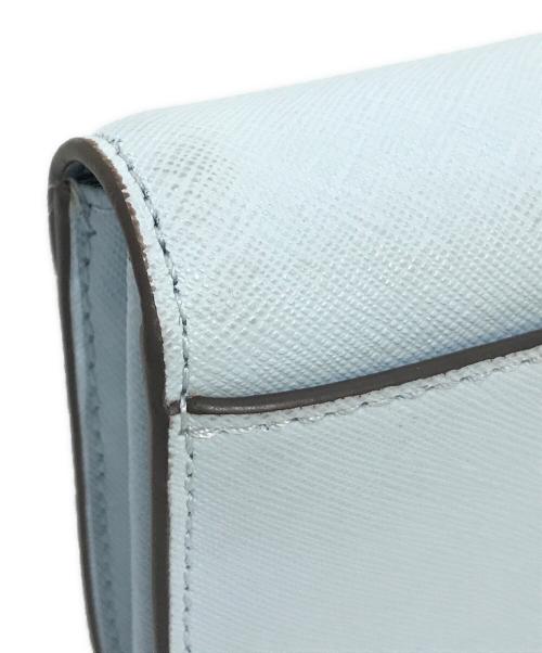 MICHAEL KORS（マイケル・コース）MICHAEL KORS (マイケル・コース) エンベロープコンチネンタルウォレット　35F3STVE7L ブルーの古着・服飾アイテム