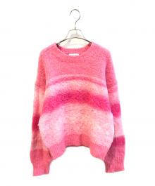 MAISON SPECIAL（メゾンスペシャル）の古着「カラーモヘアメランジニットプルオーバー　21222365101」｜ピンク