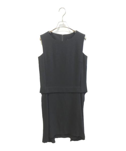 re:edition project 165（リ・エディション・プロジェクト 165）re:edition project 165 (リ・エディション・プロジェクト 165) ローウエストワンピース　R3EEX-71890 ブラック サイズ:38の古着・服飾アイテム