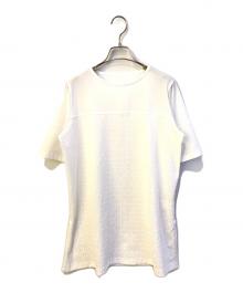 TRUNK HIROKO KOSHINO（トランク ヒロコ コシノ）の古着「オパールロゴプリントチュニック　RSKHB-14360」｜ホワイト