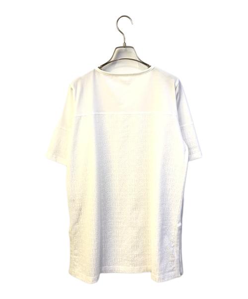 TRUNK HIROKO KOSHINO（トランク ヒロコ コシノ）TRUNK HIROKO KOSHINO (トランク ヒロコ コシノ) オパールロゴプリントチュニック　RSKHB-14360 ホワイト サイズ:Ｍ 未使用品の古着・服飾アイテム