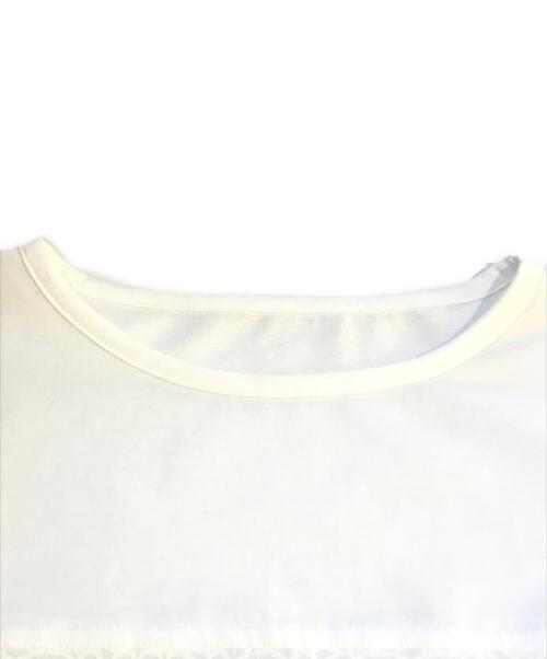 TRUNK HIROKO KOSHINO（トランク ヒロコ コシノ）TRUNK HIROKO KOSHINO (トランク ヒロコ コシノ) オパールロゴプリントチュニック　RSKHB-14360 ホワイト サイズ:Ｍ 未使用品の古着・服飾アイテム