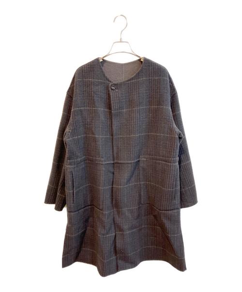 HUMAN WOMAN（ヒューマンウーマン）HUMAN WOMAN (ヒューマンウーマン) リバーコート　077-4251100 ブラウン サイズ:Mの古着・服飾アイテム