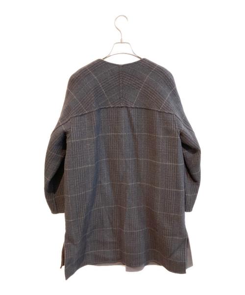 HUMAN WOMAN（ヒューマンウーマン）HUMAN WOMAN (ヒューマンウーマン) リバーコート　077-4251100 ブラウン サイズ:Mの古着・服飾アイテム