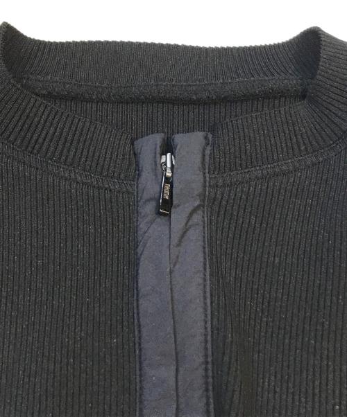 TRUNK HIROKO KOSHINO（トランク ヒロコ コシノ）TRUNK HIROKO KOSHINO (トランク ヒロコ コシノ) ギャザーデザインワンピース　RSELB-02660 ブラック サイズ:38の古着・服飾アイテム