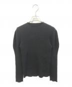 HIROKO KOSHINOヒロコ コシノ）の古着「ホールガーメントリブニットトップ　RHFCV81300」｜ブラック