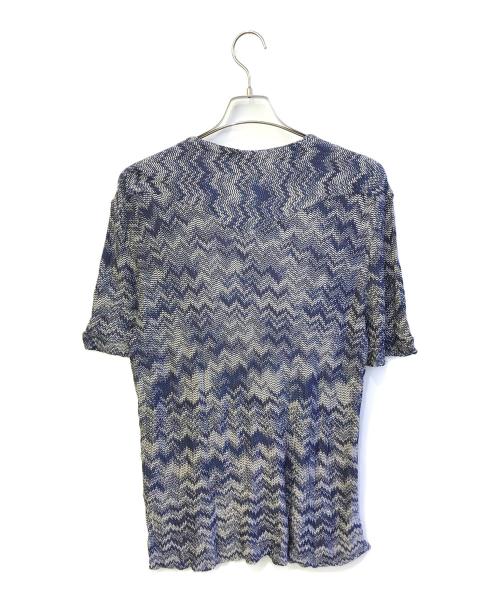missoni（ミッソーニ）missoni (ミッソーニ) ニット ネイビー サイズ:54の古着・服飾アイテム