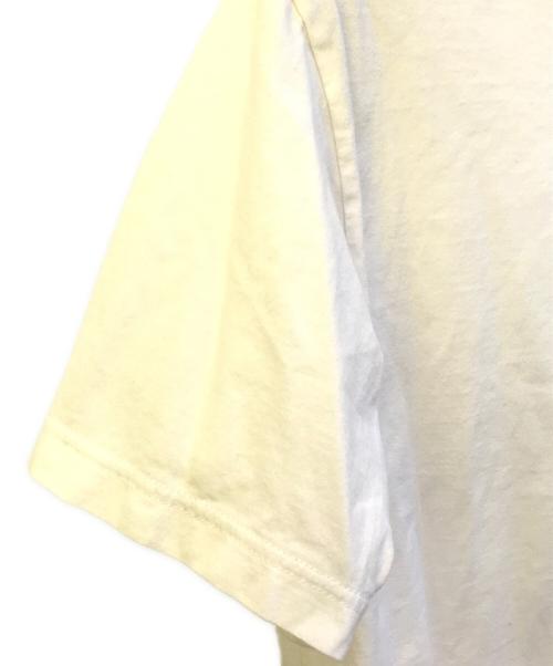 COMME des GARCONS HOMME（コムデギャルソン オム）COMME des GARCONS HOMME (コムデギャルソン オム) ロゴプリントTシャツ　HO-T101 ホワイト サイズ:Ｌの古着・服飾アイテム
