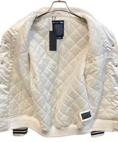 Champion（チャンピオン）Champion (チャンピオン) KITH (キス) BASEBALL JACKET　140659 ホワイト サイズ:X-SMALL 未使用品の古着・服飾アイテム