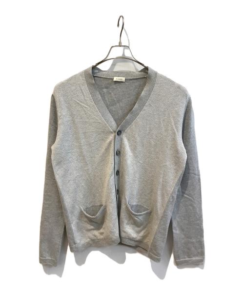 JIL SANDER（ジルサンダー）JIL SANDER (ジルサンダー) カーディガン　751028 MY240048 グレー サイズ:Ｌの古着・服飾アイテム