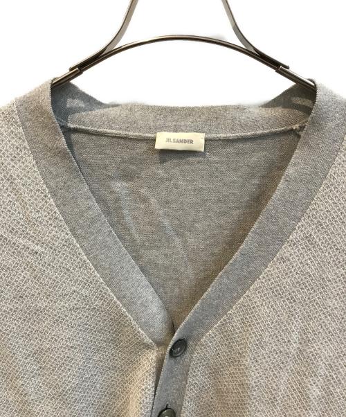 JIL SANDER（ジルサンダー）JIL SANDER (ジルサンダー) カーディガン　751028 MY240048 グレー サイズ:Ｌの古着・服飾アイテム