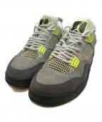 NIKEナイキ）の古着「AIR JORDAN 4 RETRO SE '95 NEON」｜グレー