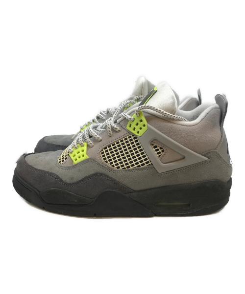 NIKE（ナイキ）NIKE (ナイキ) AIR JORDAN 4 RETRO SE '95 NEON グレー サイズ:27.5の古着・服飾アイテム
