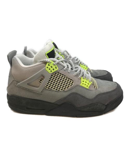 NIKE（ナイキ）NIKE (ナイキ) AIR JORDAN 4 RETRO SE '95 NEON グレー サイズ:27.5の古着・服飾アイテム