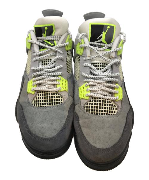NIKE（ナイキ）NIKE (ナイキ) AIR JORDAN 4 RETRO SE '95 NEON グレー サイズ:27.5の古着・服飾アイテム