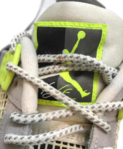 NIKE（ナイキ）NIKE (ナイキ) AIR JORDAN 4 RETRO SE '95 NEON グレー サイズ:27.5の古着・服飾アイテム