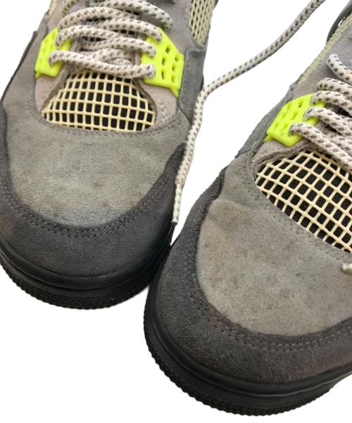 NIKE（ナイキ）NIKE (ナイキ) AIR JORDAN 4 RETRO SE '95 NEON グレー サイズ:27.5の古着・服飾アイテム