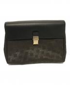 dunhillダンヒル）の古着「クラッチバッグ」｜ブラウン