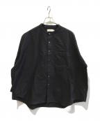 Graphpaperグラフペーパー）の古着「Oxford oversized shirt GM203-50137B」｜ネイビー