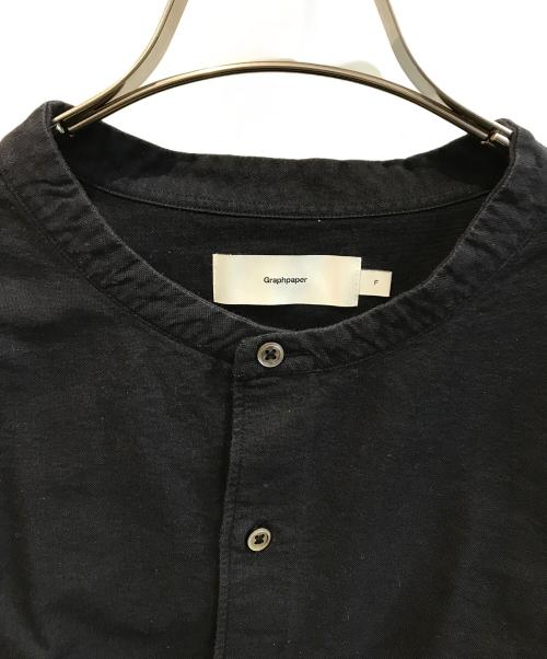 Graphpaper（グラフペーパー）Graphpaper (グラフペーパー) Oxford oversized shirt GM203-50137B ネイビー サイズ:freeの古着・服飾アイテム