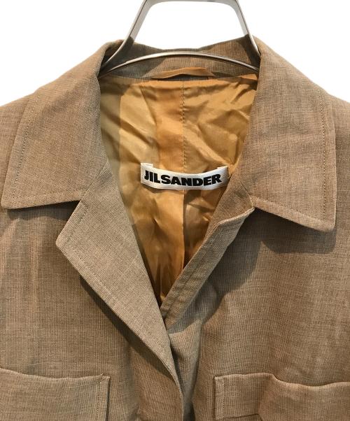 JIL SANDER（ジルサンダー）JIL SANDER (ジルサンダー) 90ｓリネンセットアップスーツ ベージュ サイズ:36の古着・服飾アイテム